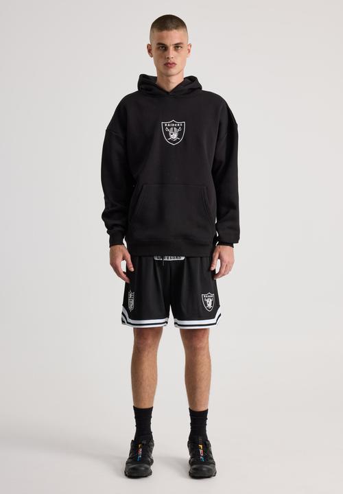 NFL HOODIE - LCN NFL BLACK/RAIDERS SUPERSCRIPT