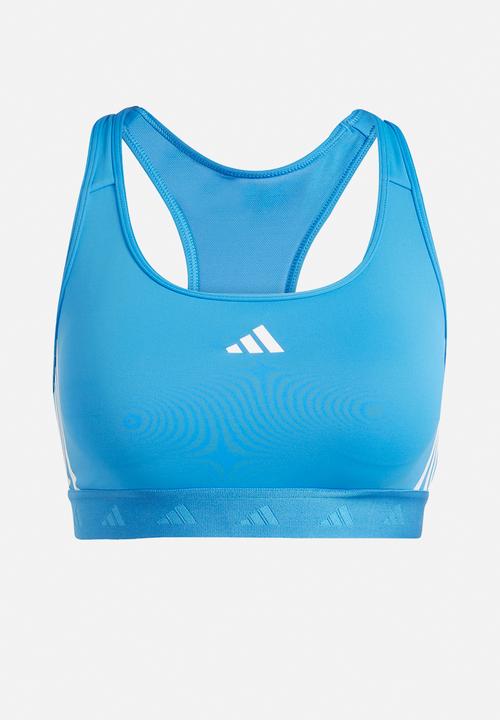 adidas Performance - Power Hyperglam Bra- Rayblu/White