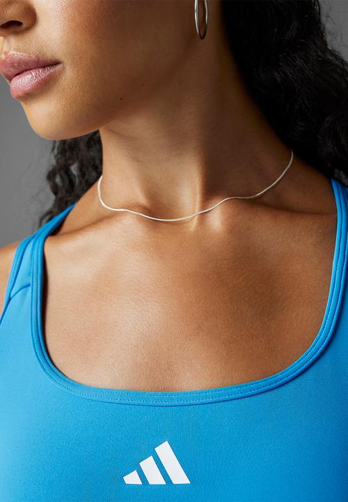 adidas Performance - Power Hyperglam Bra- Rayblu/White