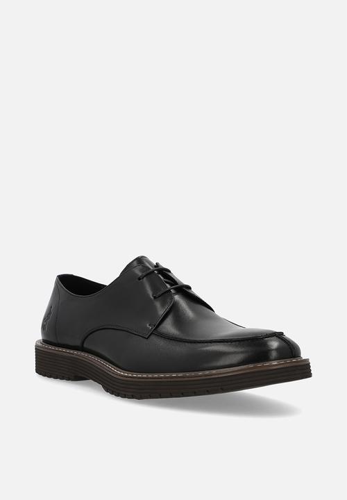 POLO - SPLIT TOE GIBSON LACE UP - BLACK