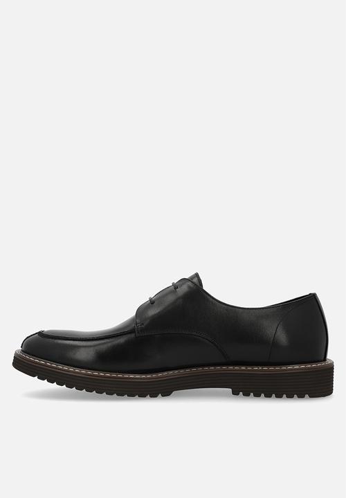 POLO - SPLIT TOE GIBSON LACE UP - BLACK
