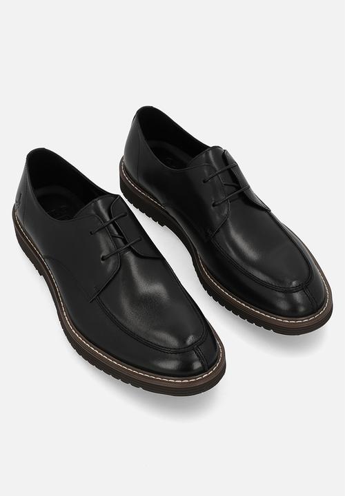 POLO - SPLIT TOE GIBSON LACE UP - BLACK