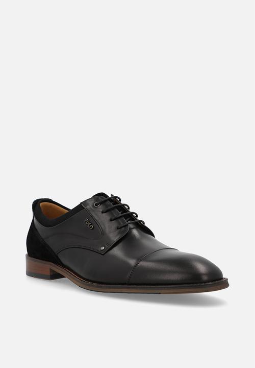 POLO - PERFORATED GIBSON LACE UP - BLACK