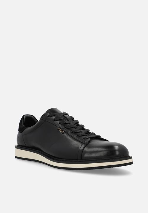 POLO - SMOOTH LEATHER FORMAL SNEAKER - BLACK