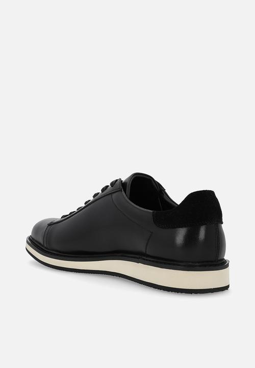 POLO - SMOOTH LEATHER FORMAL SNEAKER - BLACK