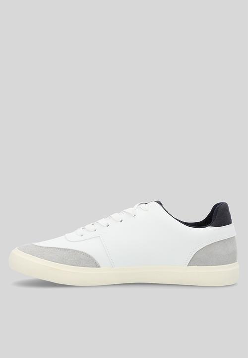 POLO - COLOUR BLOCK BASIC SNEAKER - WHITE