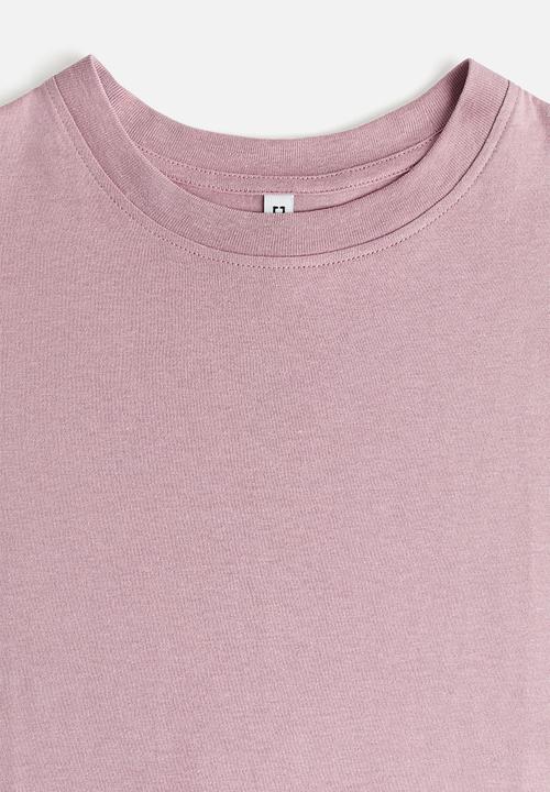 H&M - Oversized T-shirt - dusty pink