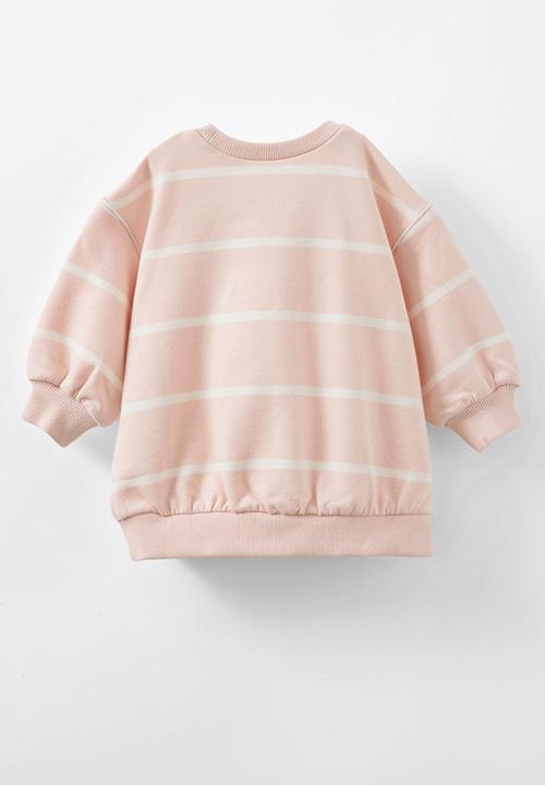 Cotton On - Riley sweater - pink pearl/vanilla casey stripe