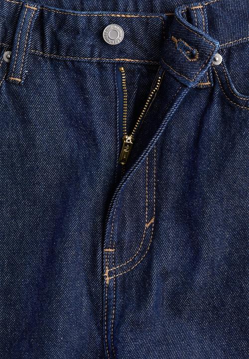 H&M - Barrel high jeans - dark denim blue