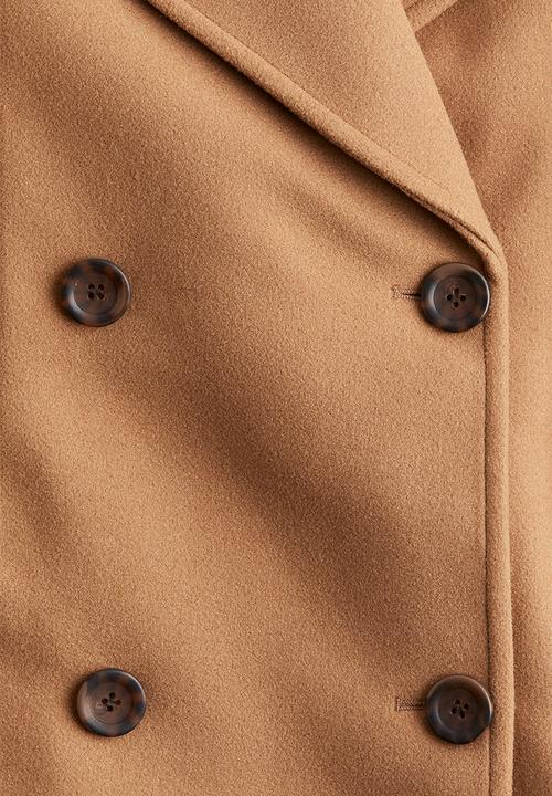 H&M - Pea coat - dark beige