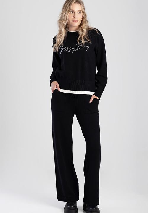 SISSY BOY - BECKETT: Basic Knit Sweater - Black
