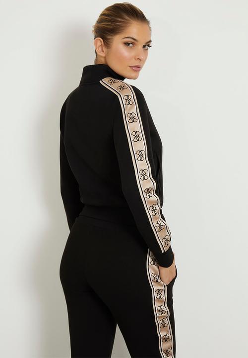 GUESS - BRITNEY Full Zip Sweatshirt - Jet Black
