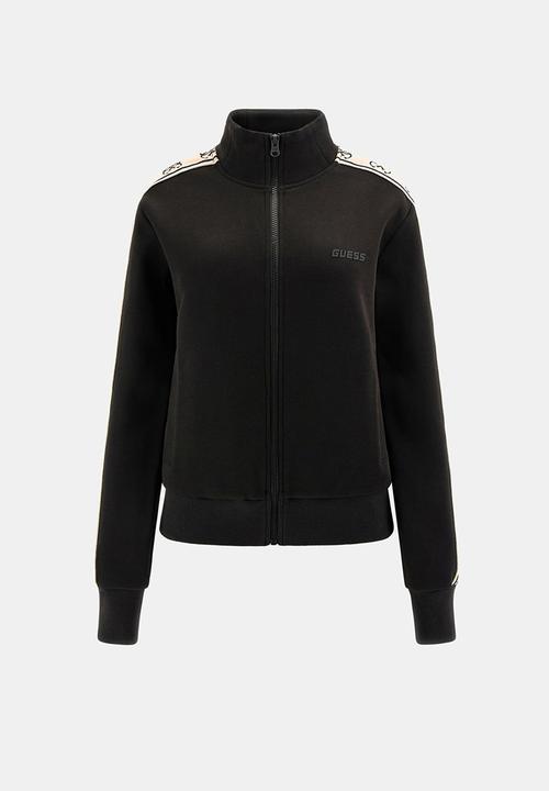 GUESS - BRITNEY Full Zip Sweatshirt - Jet Black