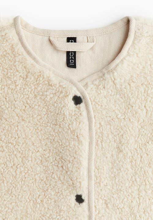 H&M - Teddy jacket - beige