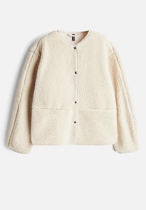 H&M - Teddy jacket - beige