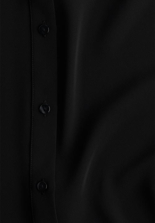 H&M - Frill-trimmed blouse - black