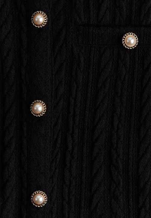 H&M - Cable-knit cardigan - black
