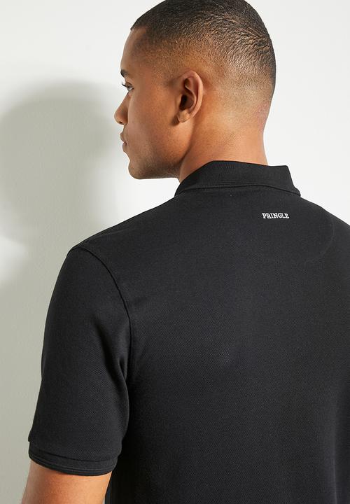 Pringle of Scotland - Pringle austyn pima pique golfer - black 