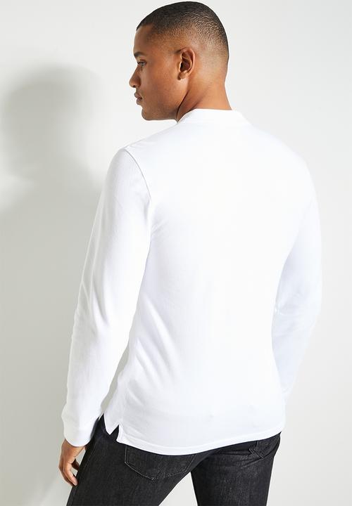 Levi’s® - Long sleeve slim housemark polo - bright white
