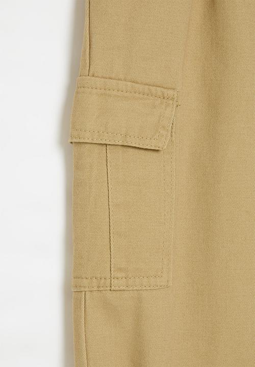 Pop Candy - Utility jogger - beige
