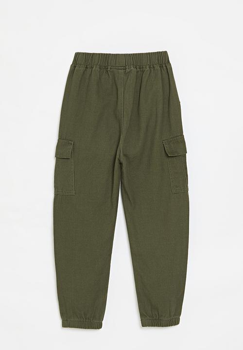 Pop Candy - Utility jogger - olive green