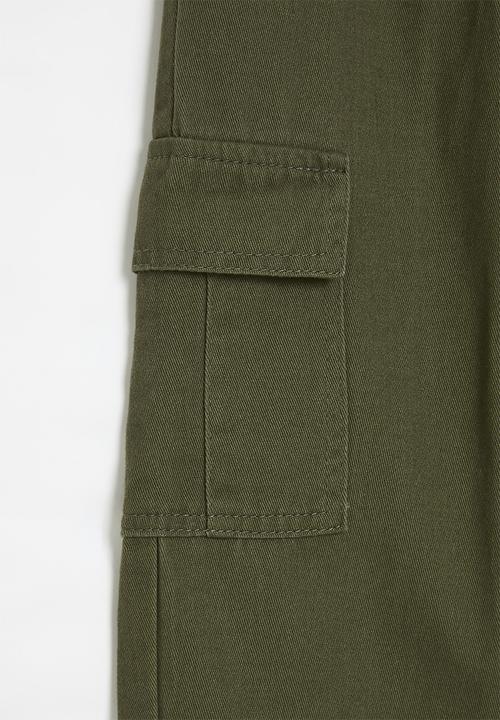 Pop Candy - Utility jogger - olive green