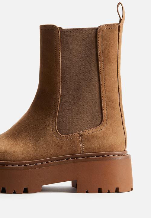 H&M - Chunky chelsea boots - beige