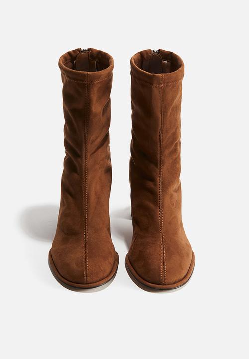 H&M - Ankle-high sock boots - brown