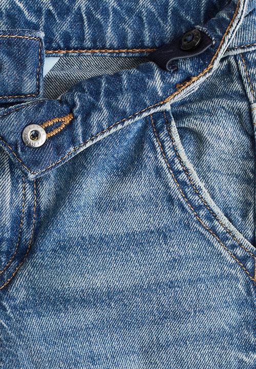 H&M - Relaxed fit carpenter trousers - denim blue