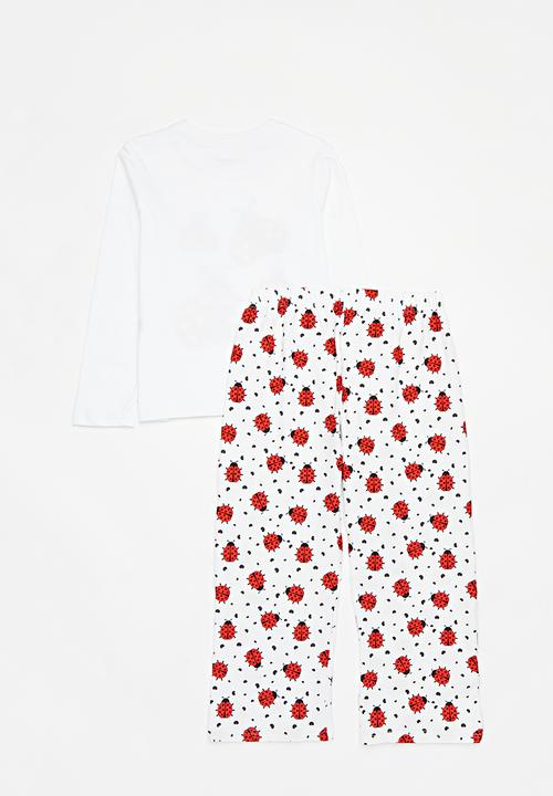 Pop Candy - Pj set - white & red