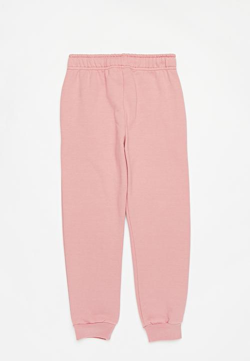 Pop Candy - 2 Pack jogger - grey mel & dusty pink