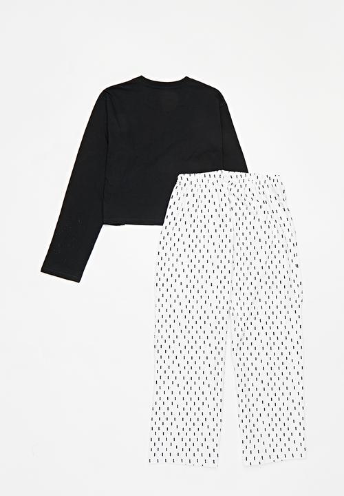 Pop Candy - Pj set - black & white