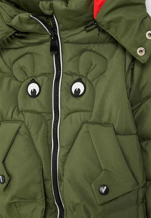 Pop Candy - Hooded puffer jacket - green