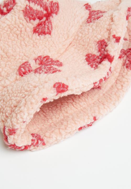 Pop Candy - Printed bucket hat - pink & red