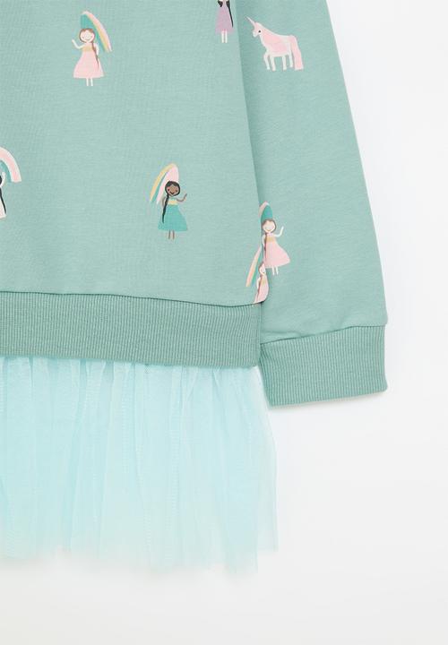 Pop Candy - Combo dress - blue