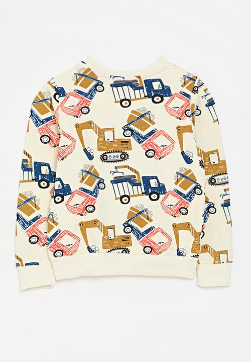 Pop Candy - Just have fun sweat top - ecru
