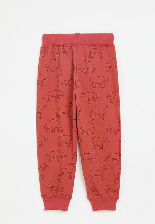 Pop Candy - Printed jogger - maroon