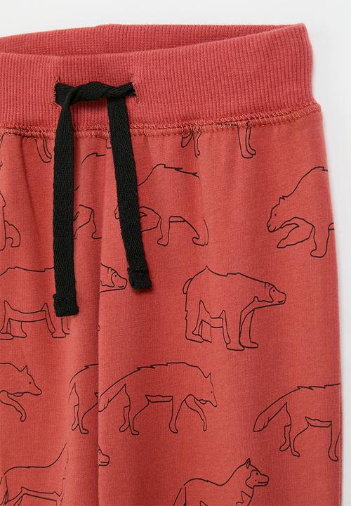 Pop Candy - Printed jogger - maroon