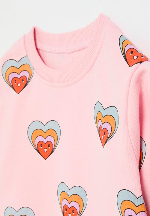 Pop Candy - Printed sweat top - pink