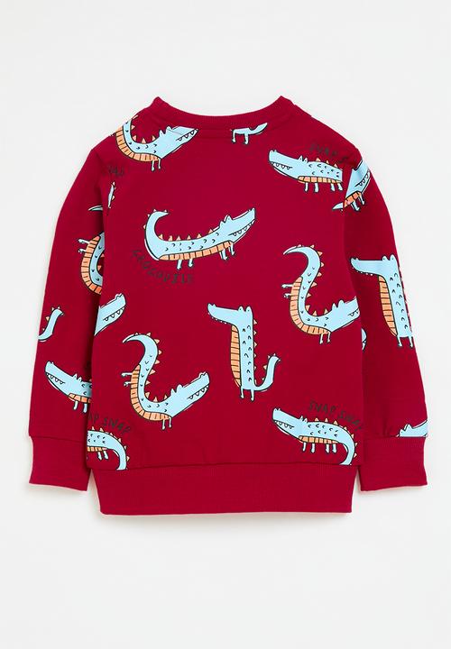 Pop Candy - Printed sweat top - red