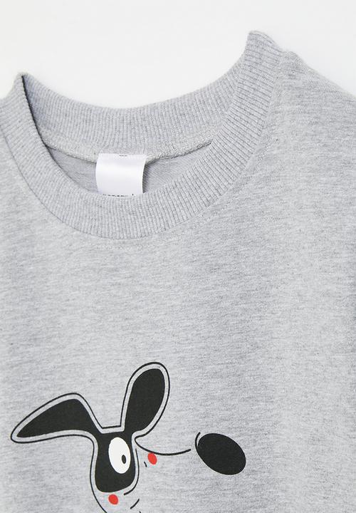Pop Candy - Printed sweat top - grey
