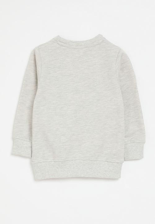 Pop Candy - Printed sweat top -grey