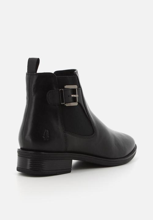 Hush Puppies - Annika Ankle  - Black leather