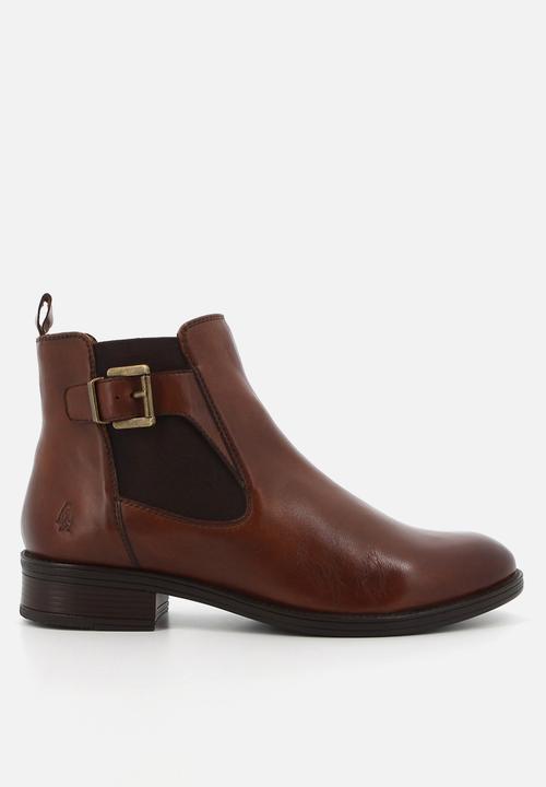 Hush Puppies - Annika Ankle  - Brown leather