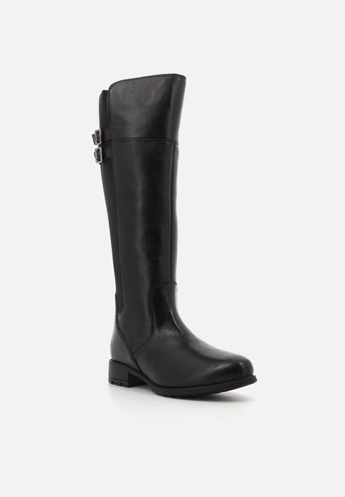Hush Puppies - Arla Riding  - Black leather