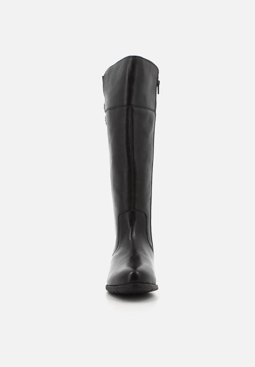 Hush Puppies - Arla Riding  - Black leather