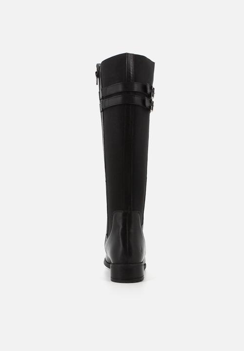 Hush Puppies - Arla Riding  - Black leather