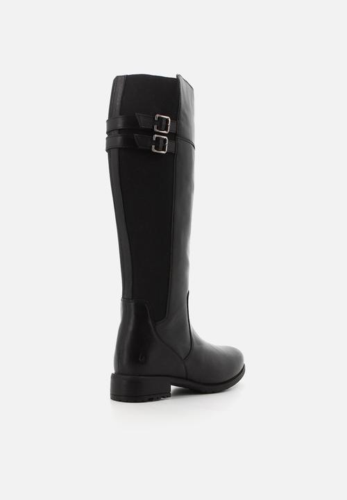 Hush Puppies - Arla Riding  - Black leather