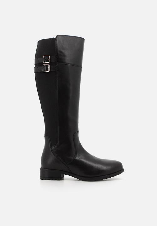 Hush Puppies - Arla Riding  - Black leather