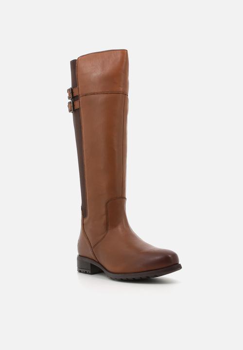 Hush Puppies - Arla Riding  - Brown leather